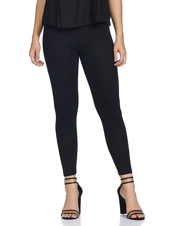 Women Ankle Black Leggings