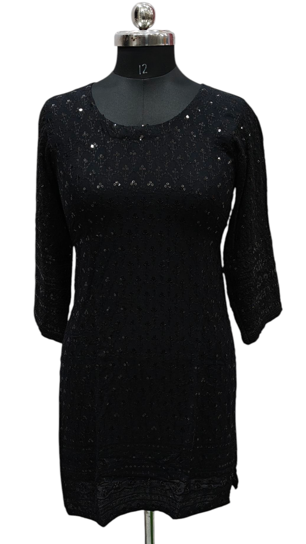 Stylish Sequence Chicken Kurti For Women