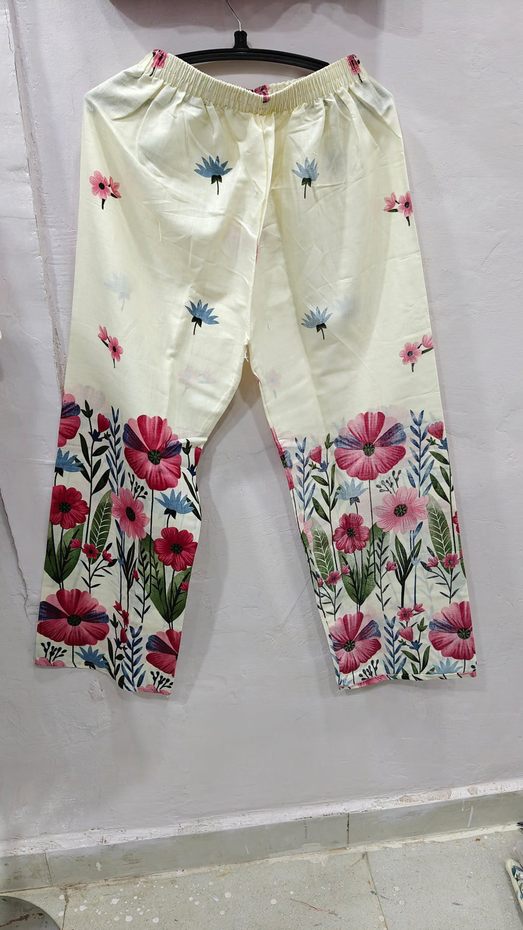 Cotton Floral Cord Set For Women