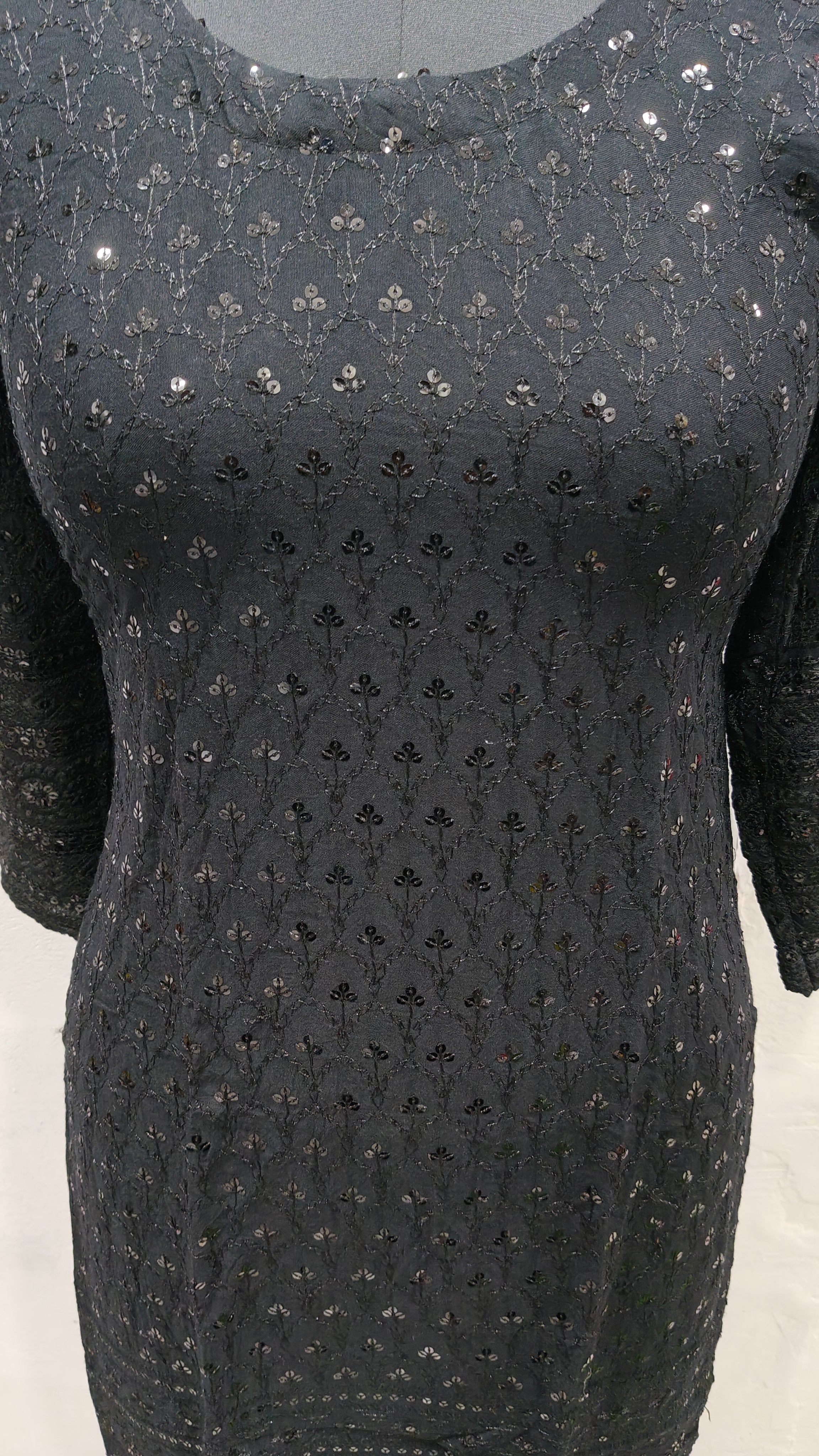 Stylish Sequence Chicken Kurti For Women