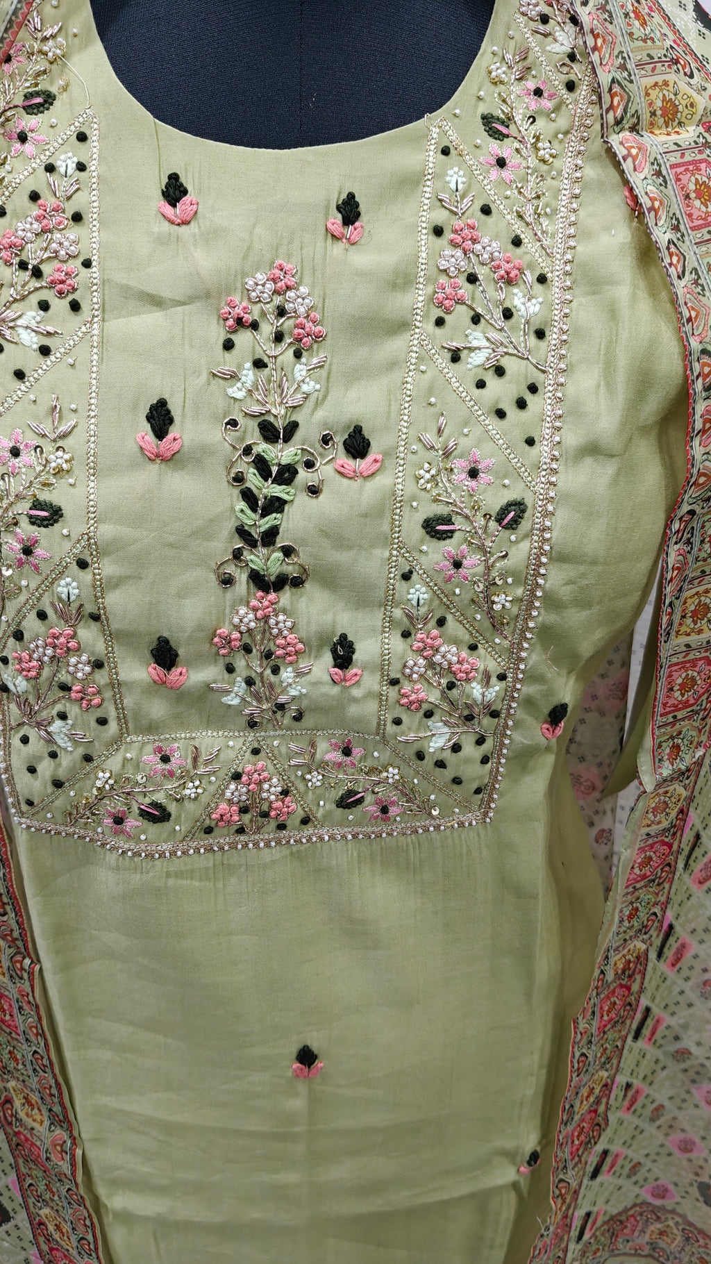 Party Wear Hand work 3 Piece Set