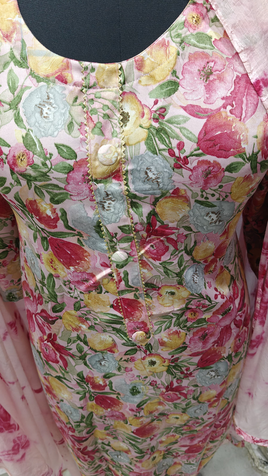 Heavy Jaam Cotton Kurta 3 piece Set For Women