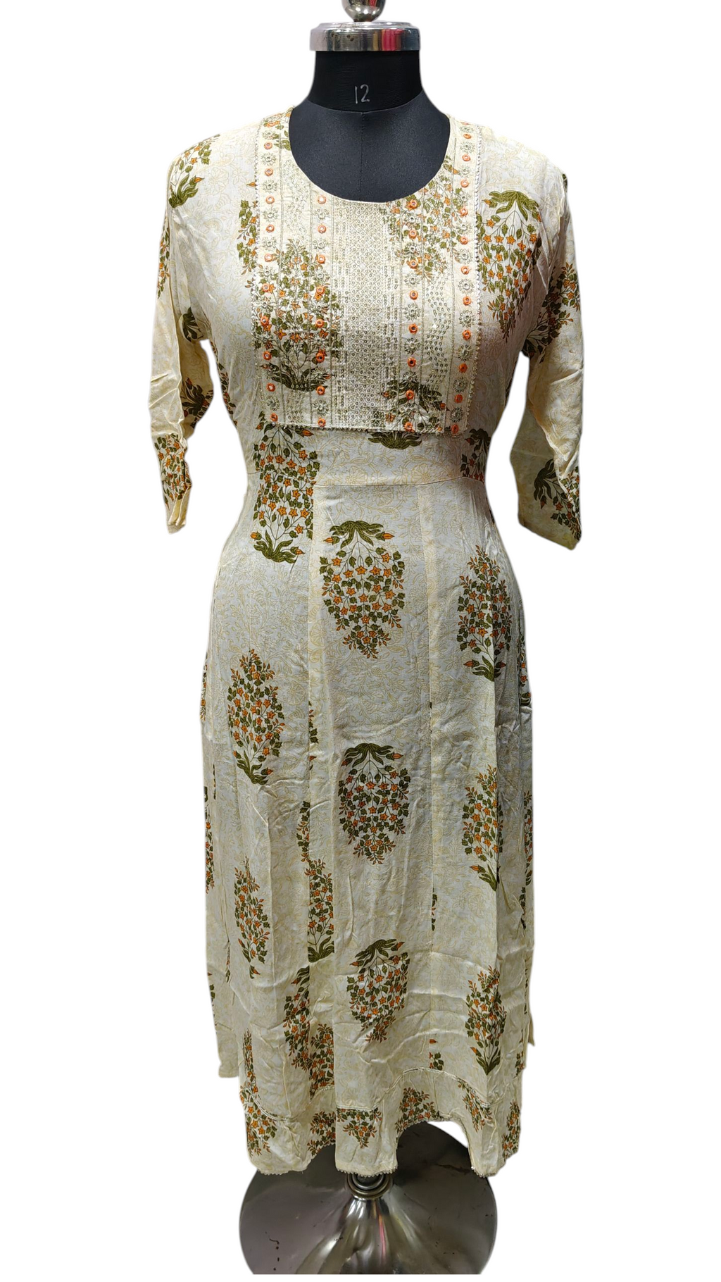 Printed Cotton Frock For Women