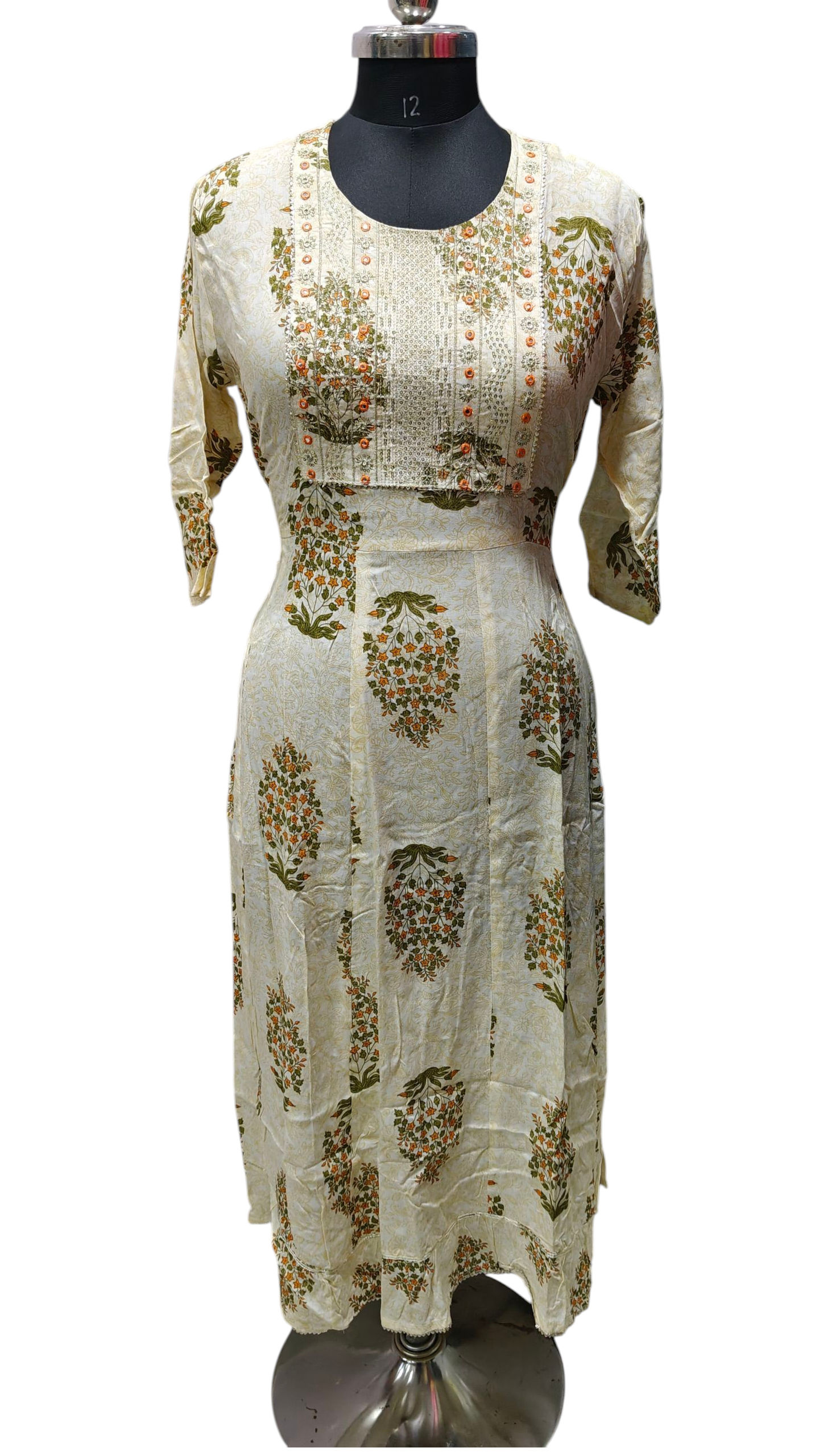 Printed Cotton Frock For Women