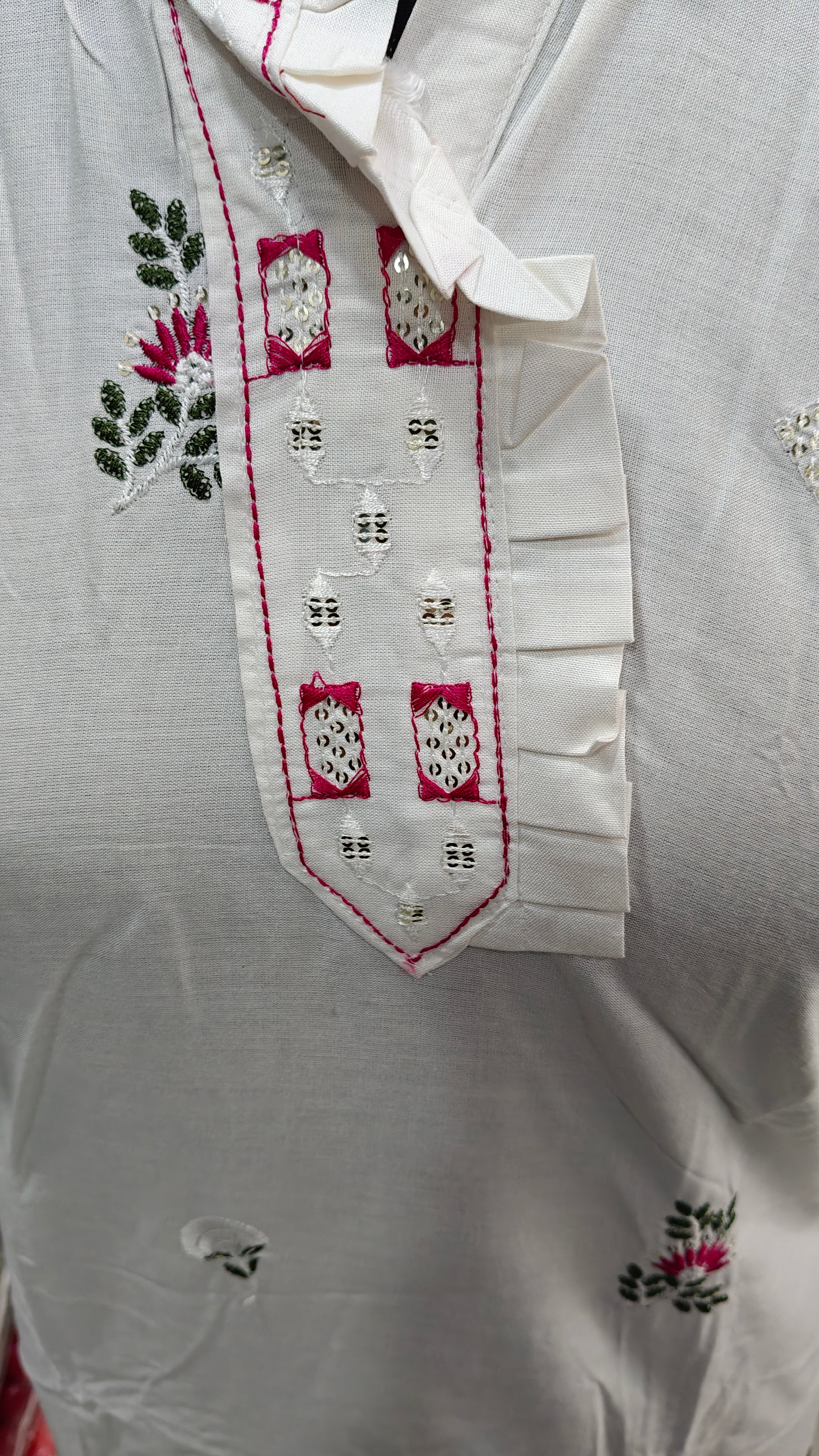 Embroidery Kurta Pant Set For Women