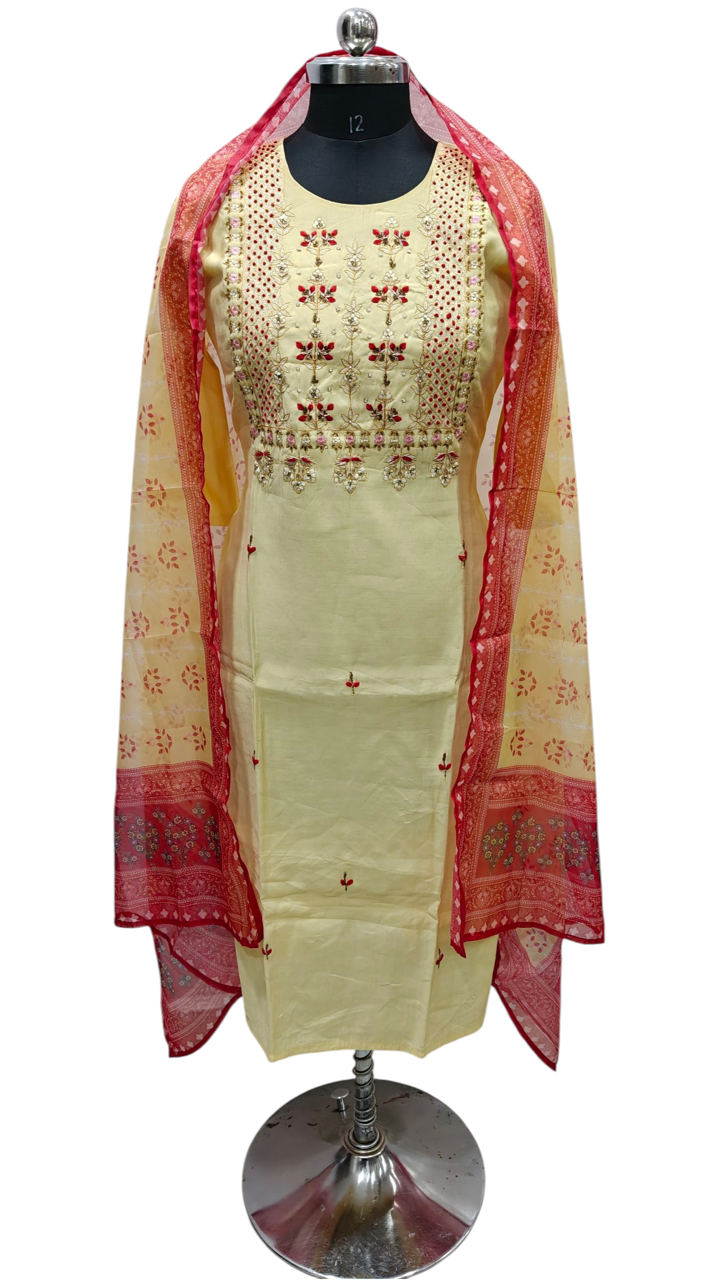 Hand Work Kurta 3 Piece Set